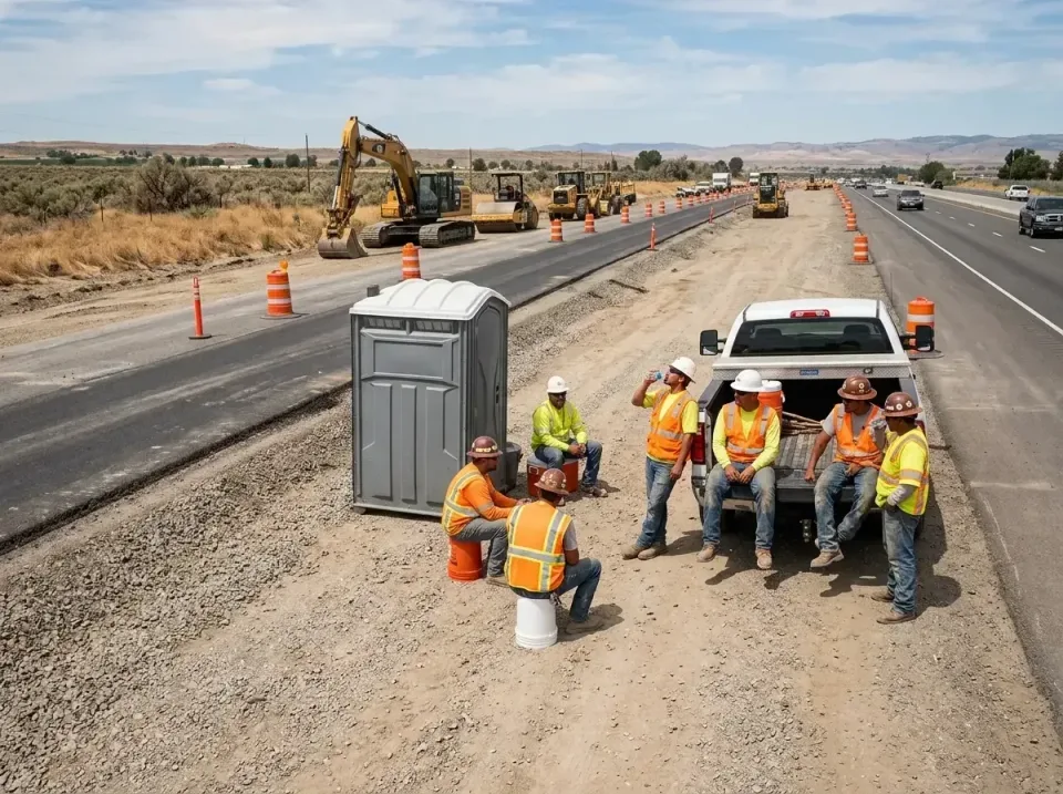 highway-road-construction-crew-007 — frequently asked questions, Porta Potty and Restroom Rentals in Snohomish, WA